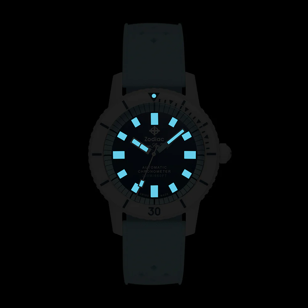 Zodiac Super Sea Wolf Ceramic Blue Watch - Image 6