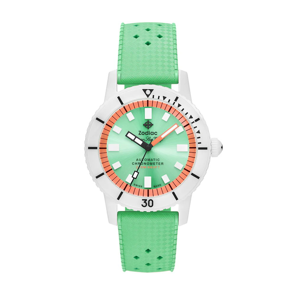 Zodiac Super Sea Wolf Ceramic Green Watch