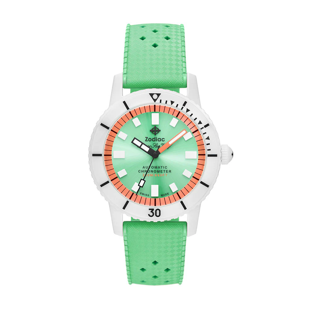 Zodiac Super Sea Wolf Ceramic Green Watch