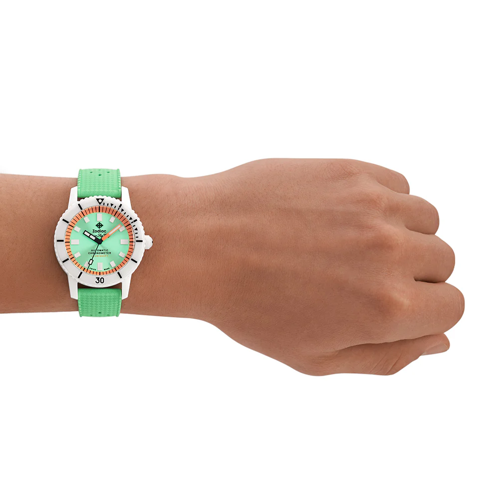 Zodiac Super Sea Wolf Ceramic Green Watch - Image 5