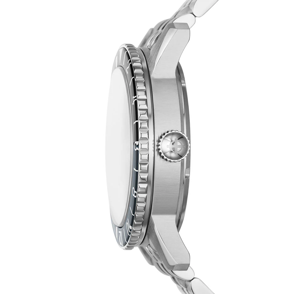 Zodiac Super Sea Wolf GMT Silver Dial Watch - Image 2