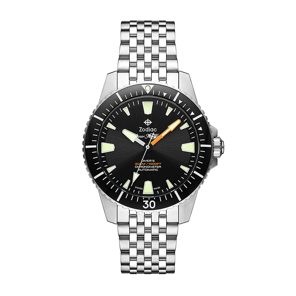 Zodiac Super Sea Wolf Pro-Diver Automatic Watch