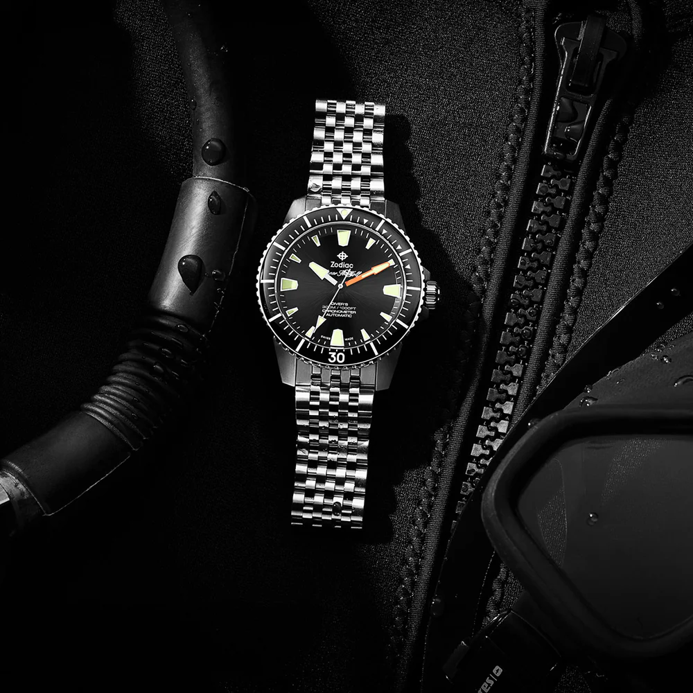 Zodiac Super Sea Wolf Pro-Diver Automatic Watch - Image 5