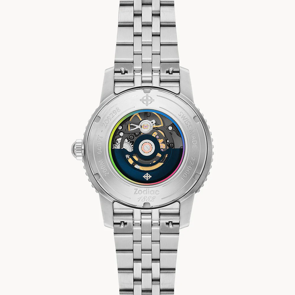 Zodiac Super Sea Wolf Skeleton 6-15 Watch - Image 4